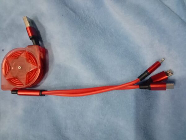 Zarin Folding 3 in 1 Cable
