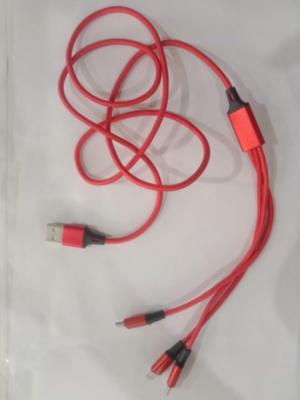 Fast Charging Cable 3 in 1 USB Cable